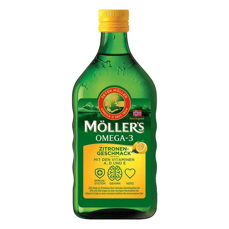 Möller`s Omega-3 Zitronengeschmack Öl, 500 ml
