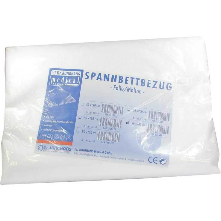 Molton Spannbettbezug 120x20, 1 St