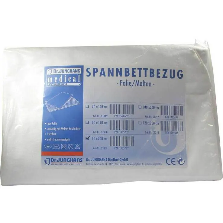 Molton Spannbettbezug 90x200, 1 St