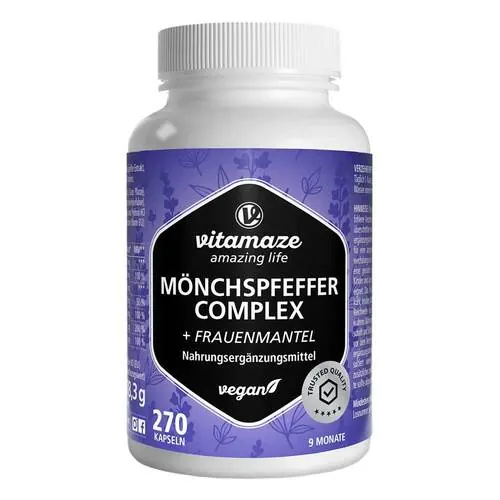 Mönchspfeffer Complex Frauenmantel Vitamin C Folsäure, 270 St