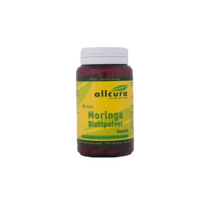 Moringa Blattpulver Bio Kapseln, 90 St