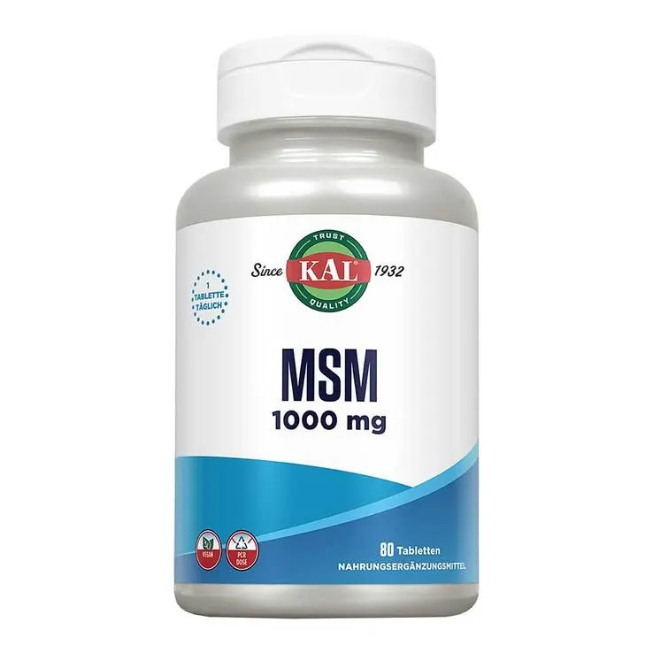 MSM 1000 mg Tabletten, 80 St