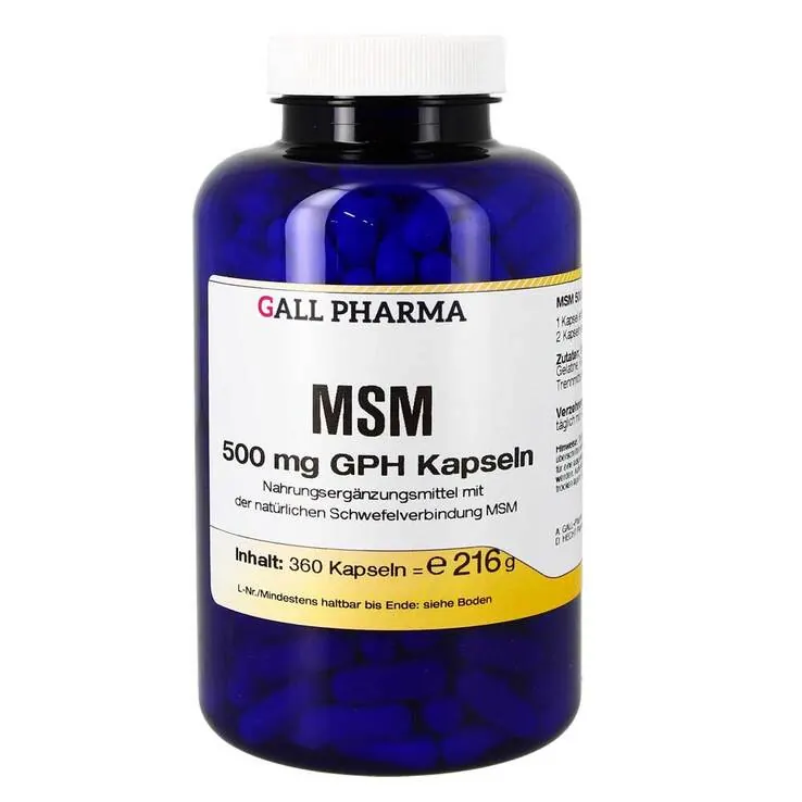 MSM 500 mg GPH Kapseln, 360 St