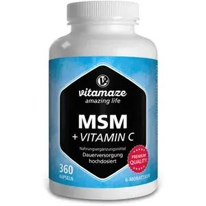 MSMHOCHDOSIERT+VitaminCKapseln360Stück