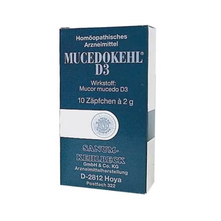 Mucedokehl D 3 Suppositorien, 10 St