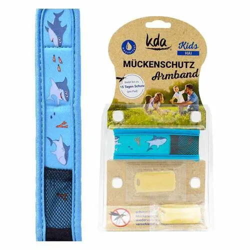 Mückenschutz Armband Kinder Hai, 1 St