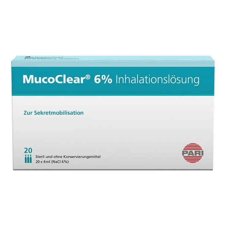 Mucoclear 6% Nacl Inhalationslösung, 20X4 ml