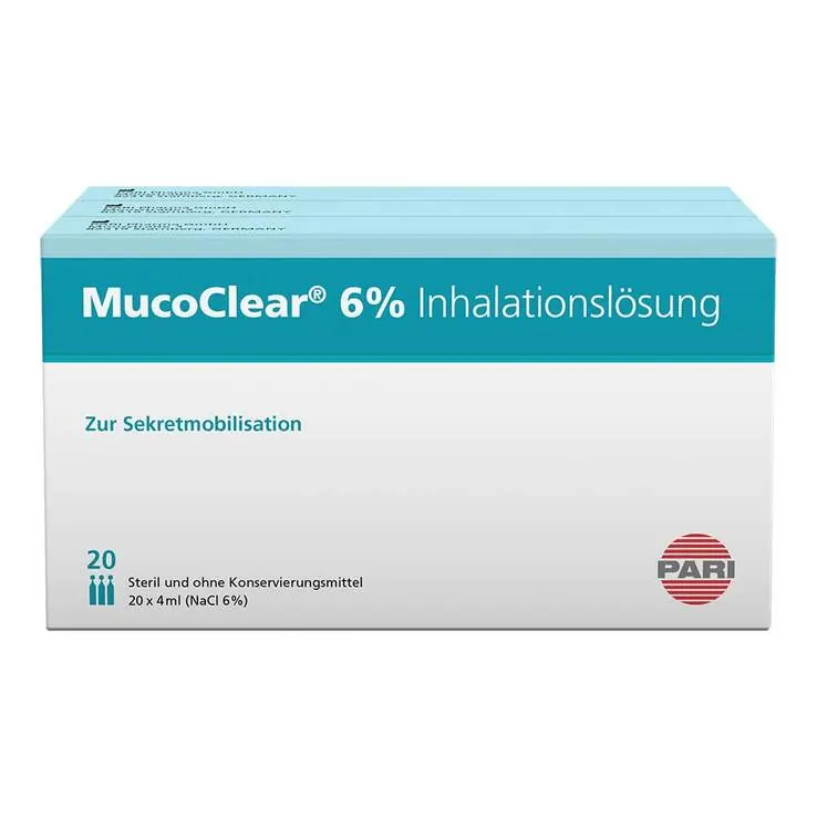 Mucoclear 6% Nacl Inhalationslösung, 60X4 ml