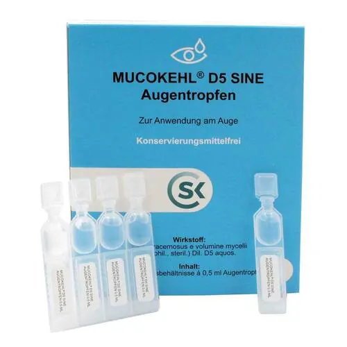 Mucokehl D 5 sine Augentropfen, 10X0.5 ml