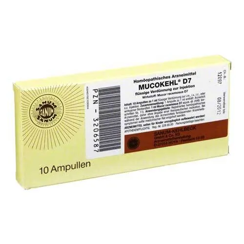 MUCOKEHL D 7 Ampullen, 10X1 ml