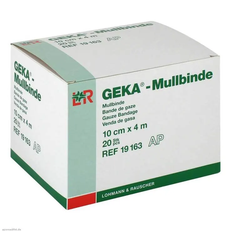 Mullbinden Geka 10cmx4m, 20 St
