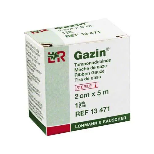 Mullbinden z.Tamponade steril 2 cmx5 m, 1 St
