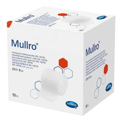 Mullro Verbandmull 10 cmx10 m gerollt, 1 St