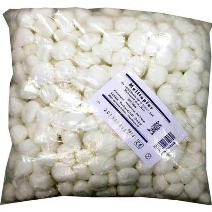 Mulltupfer 20x20cm pflaumengroß unsteril, 500 St