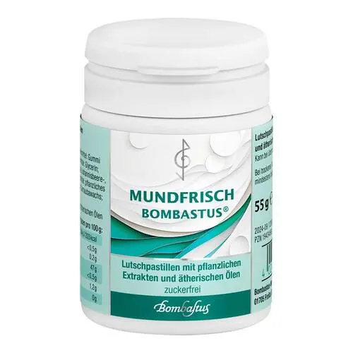Mundfrisch Bombastus Pastillen zuckerfrei, 55 g