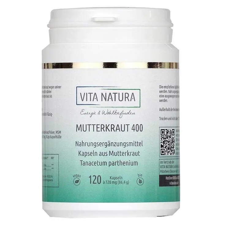 Mutterkraut 400 mg Vegi-Kapseln, 120 St