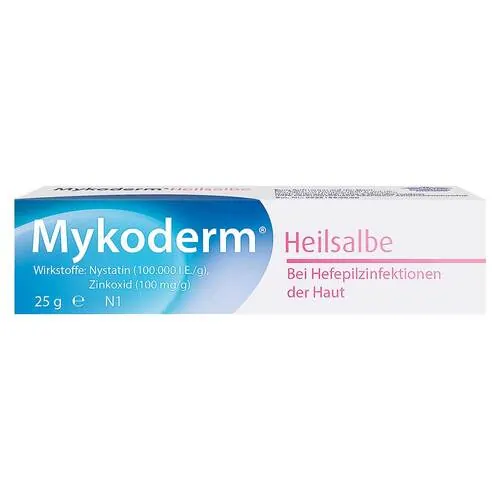 Mykoderm Heilsalbe Nystatin und Zinkoxid, 25 g