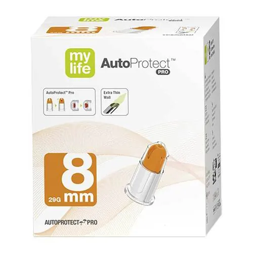 MYLIFE AutoProtect PRO Sich.-Pen-Nadeln 29 G 8 mm, 100 St