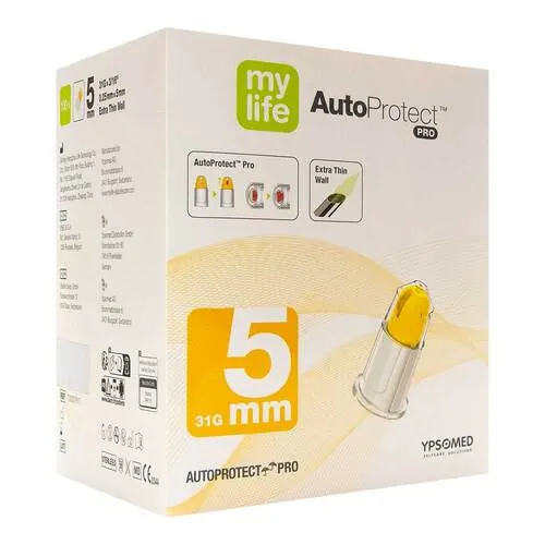 MYLIFE AutoProtect PRO Sich.-Pen-Nadeln 31 G 5 mm, 100 St