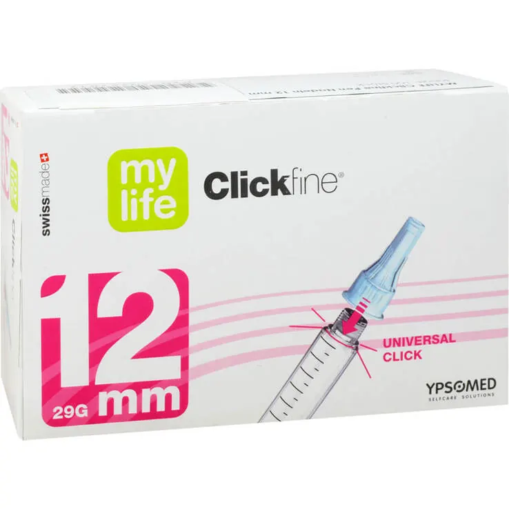 Mylife Clickfine Pen-Nadeln 12 mm, 100 St