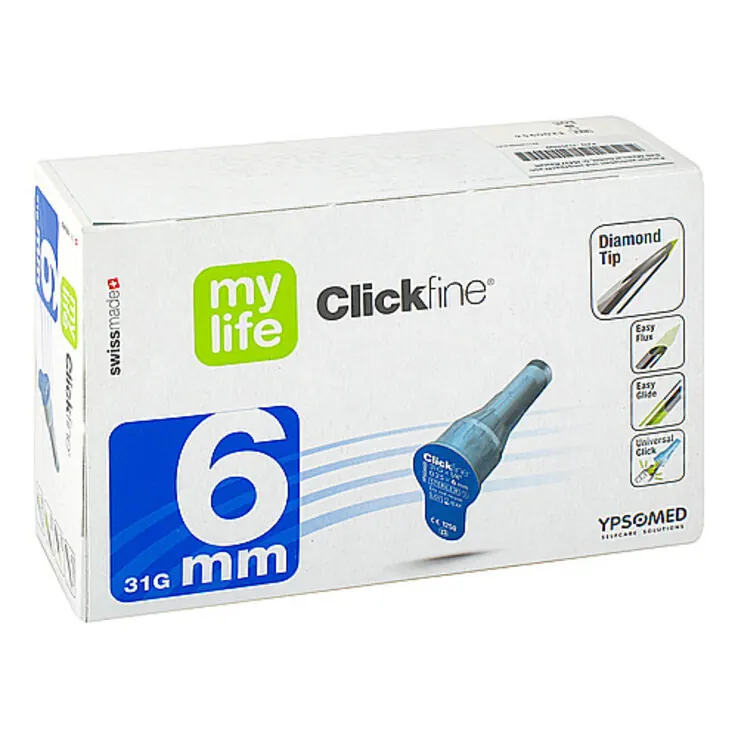 Mylife Clickfine Pen-Nadeln 6 mm, 100 St
