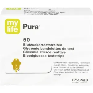 MYLIFEPuraBlutzuckerTeststreifen50St