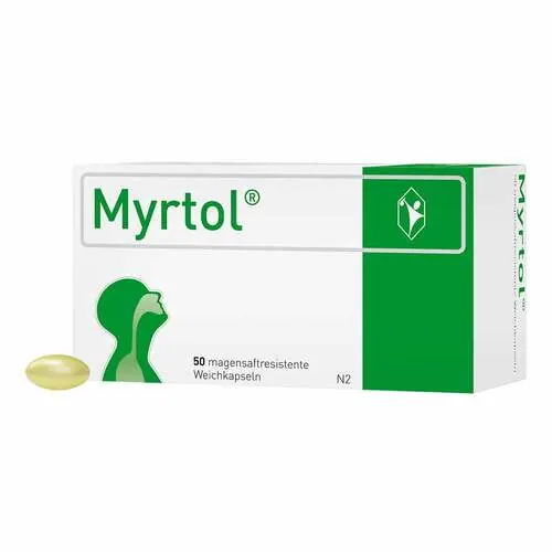 Myrtol magensaftresistente Weichkapseln, 50 St