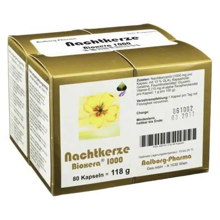 Nachtkerze Bioxera 1000 Kapseln, 160 St
