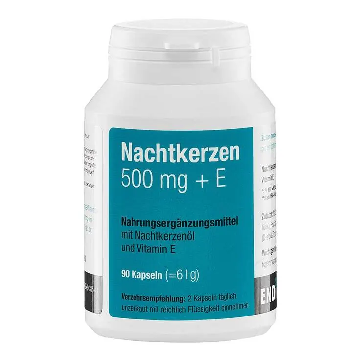 Nachtkerzen 500 mg + E Kapseln, 90 St