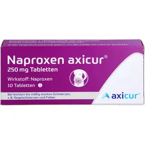 NAPROXENaxicur250mgTabletten10St