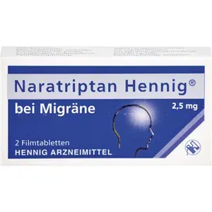 NARATRIPTANHennigbeiMigräne2,5mgFilmtabl.2St