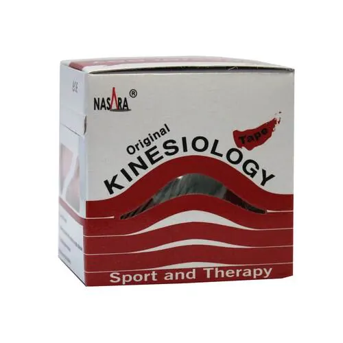 Nasara Kinesiologie Tape 5 cmx5 m rot, 1 St