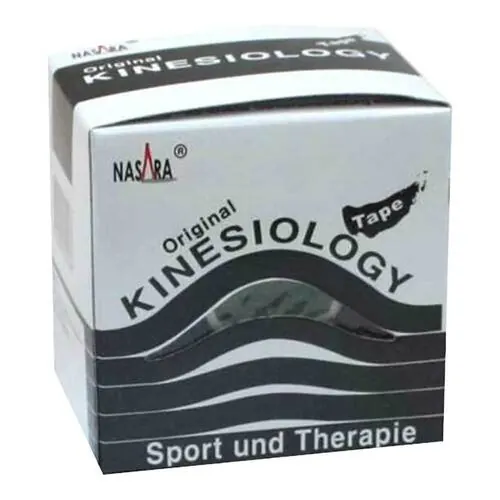 Nasara Kinesiologie Tape 5 cmx5 m schwarz, 1 St