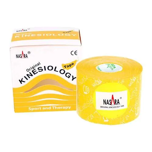Nasara Kinesiotape 5 cmx5 m gelb, 1 St