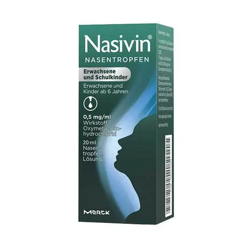 Nasivin Nasentropfen Erwachsene und Schulkinder, 20 ml