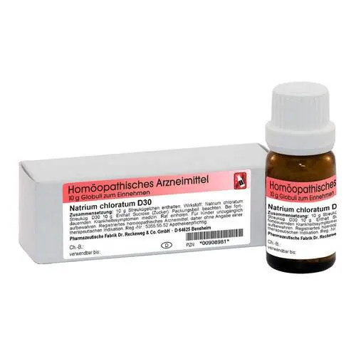Natrium chloratum D 30 Globuli, 10 g