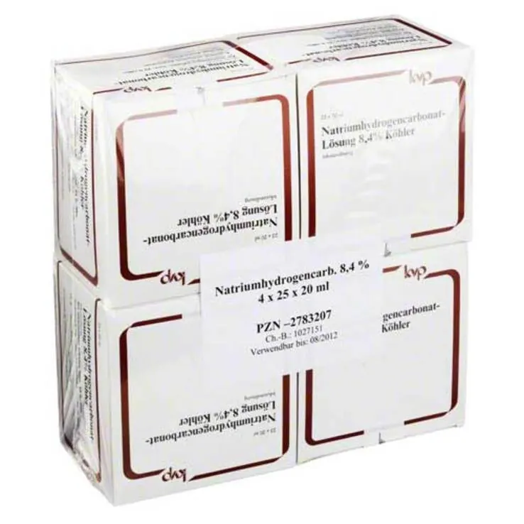Natrium hydrogencarbonat 8,4, 100X20 ml
