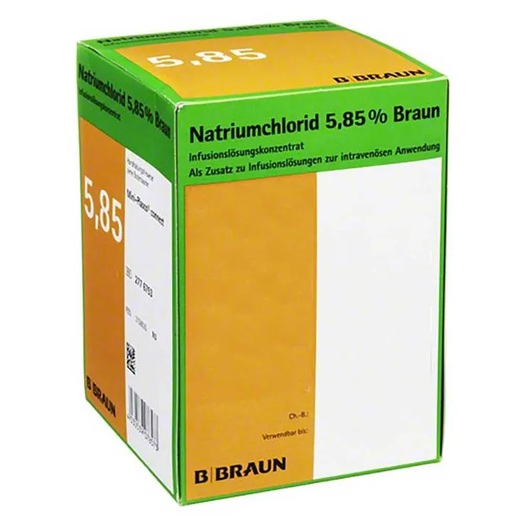 Natriumchlorid 5,85% Braun Infusionslösung -Konzentrat, 20X100 ml