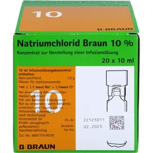 NATRIUMCHLORID10%BraunMPCInfusionslsg.-Konz.20X10ml