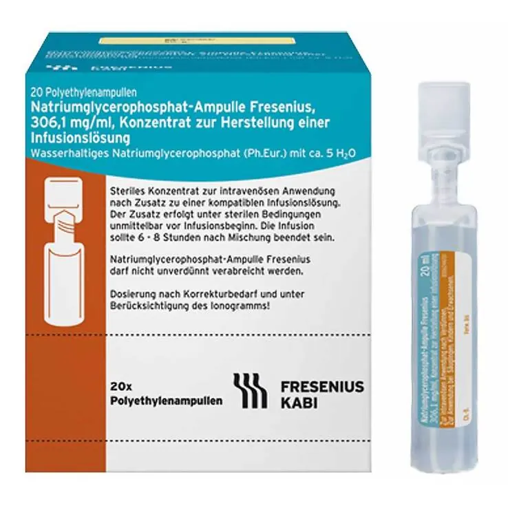 Natriumglycerophosphat Ampulle Infusionslösung -Konzentrat, 20X10 ml