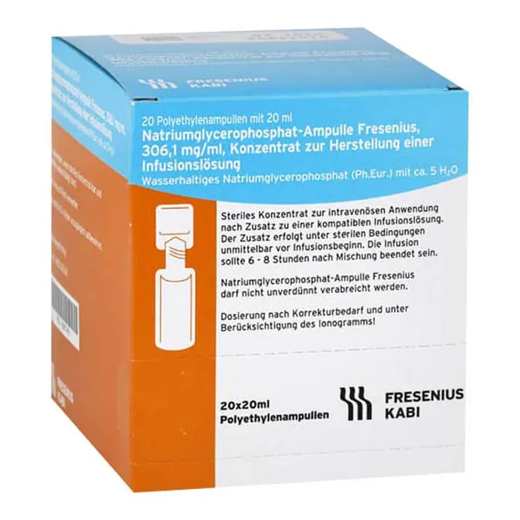 Natriumglycerophosphat Ampulle Infusionslösung -Konzentrat, 20X20 ml