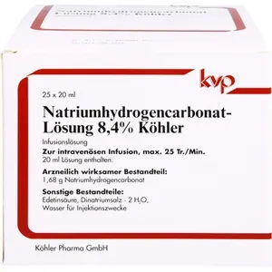 NATRIUMHYDROGENCARBONAT-Lösung8,4%Köhler25X20ml
