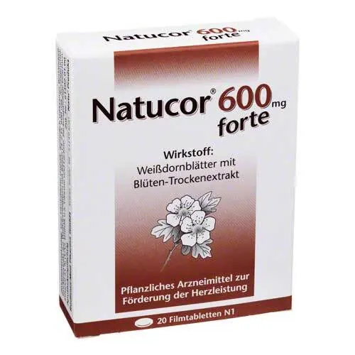 Natucor 600 mg forte Filmtabletten, 20 St