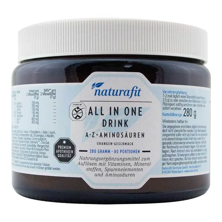 Naturafit All In One A-Z + Aminosäuren Pulver, 280 g
