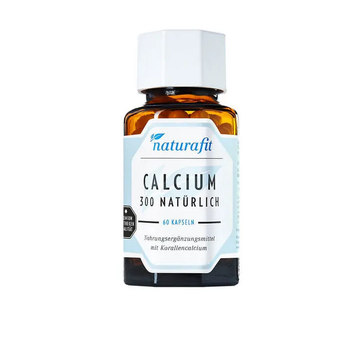 Naturafit Calcium 300 natürlich Kapseln, 60 St