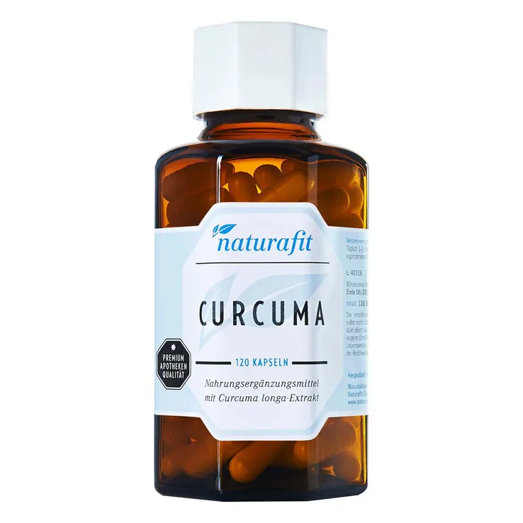 Naturafit Curcuma Kapseln, 120 St
