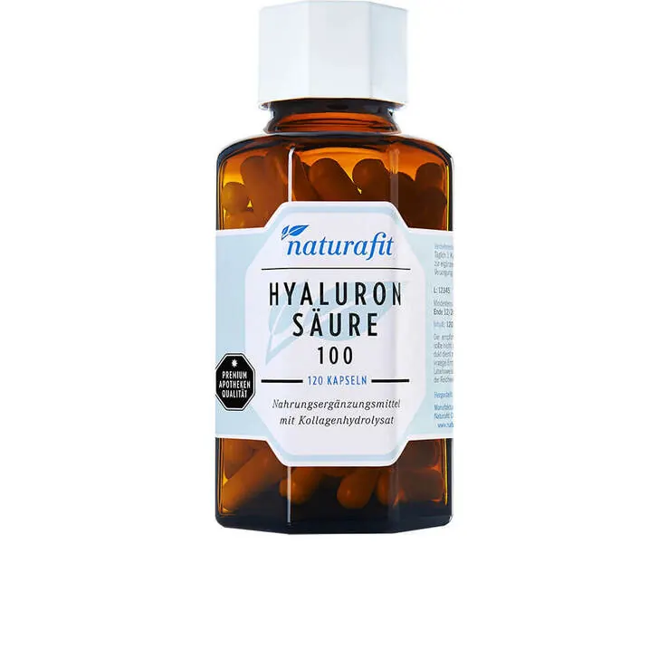 Naturafit Hyaluronsäure 100 Kollagenhydrolysat 350, 120 St