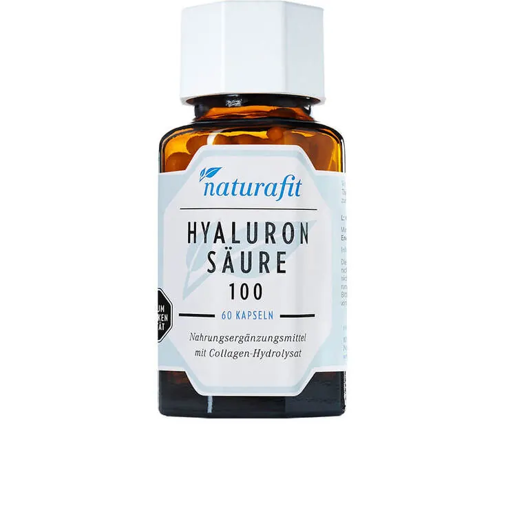 Naturafit Hyaluronsäure 100 Kollagenhydrolysat 350, 60 St