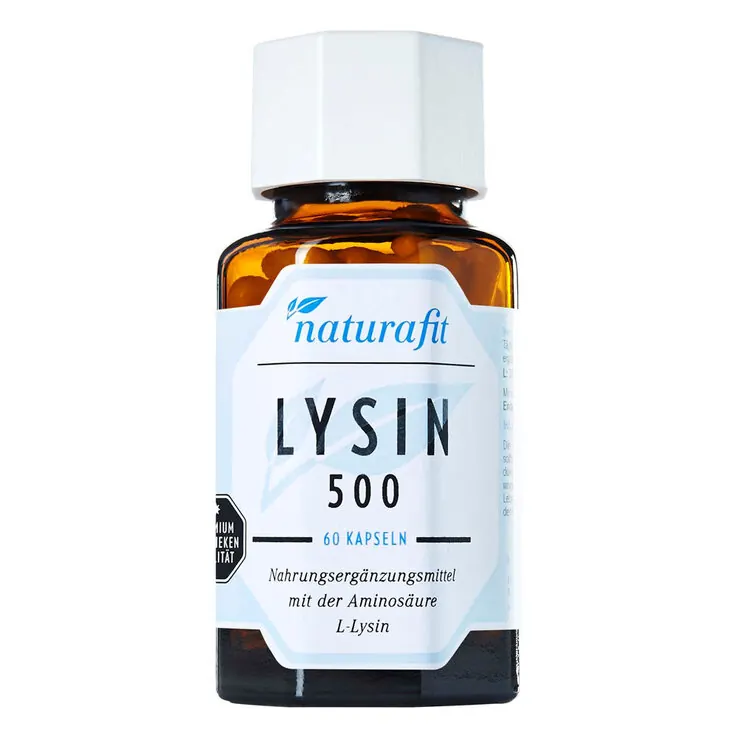 Naturafit Lysin 500 Kapseln, 60 St