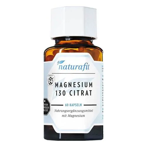 Naturafit Magnesium 130 Citr Kapseln, 60 St
